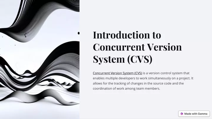 introduction to concurrent version system cvs