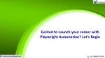 Playwright Course Online - Playwright Training - slide 1