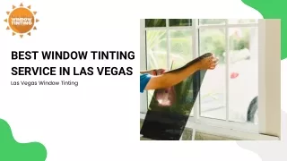 Best Window Tinting Service in Las Vegas
