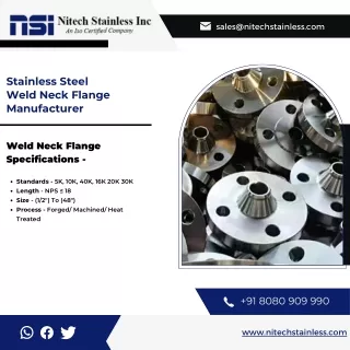 SS Long Weld Neck Flanges | SS Sockets Weld Flanges | SS Threaded Flanges | SS B
