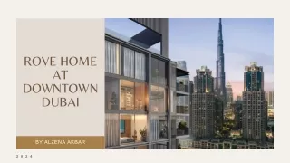 Rove Home At Downtown Dubai