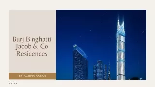 Burj Binghatti Jacob & Co Residences