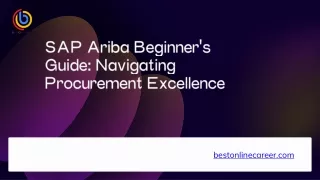 SAP Ariba Beginner's Guide