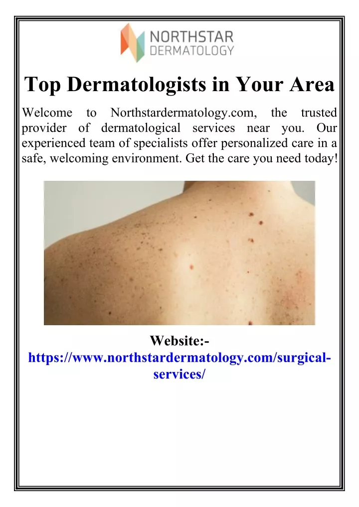 top dermatologists in your area