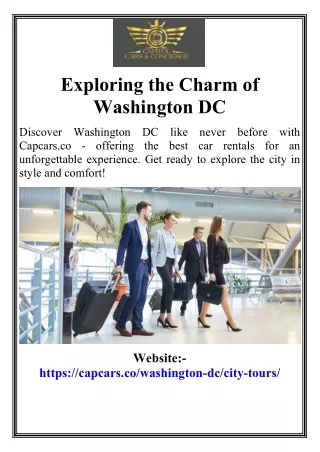 Exploring the Charm of Washington DC