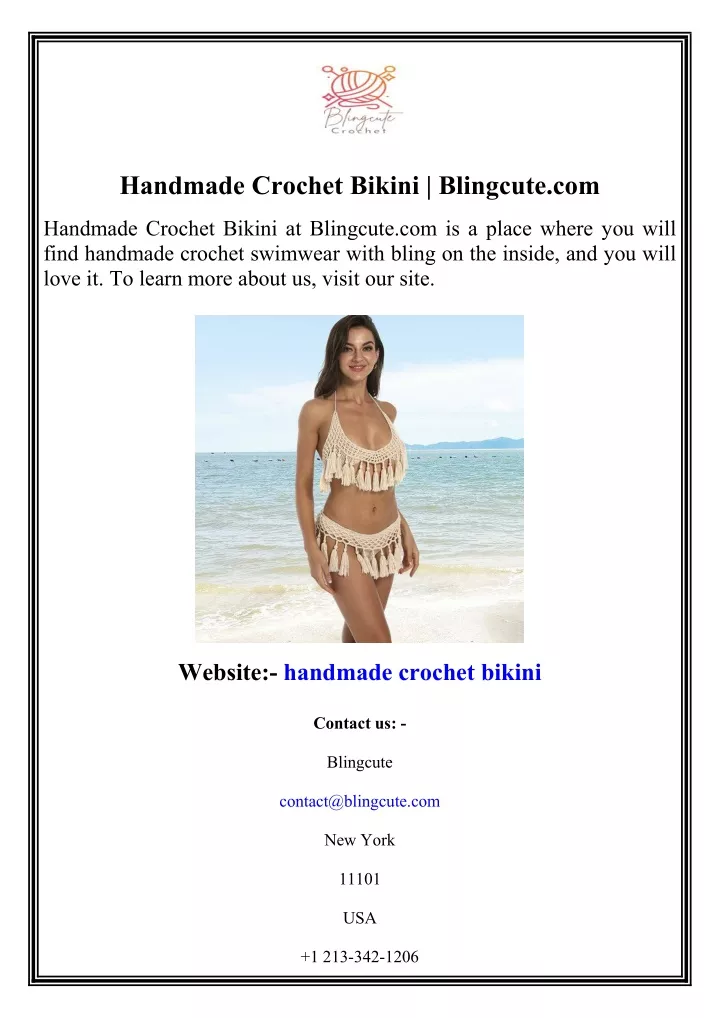 handmade crochet bikini blingcute com