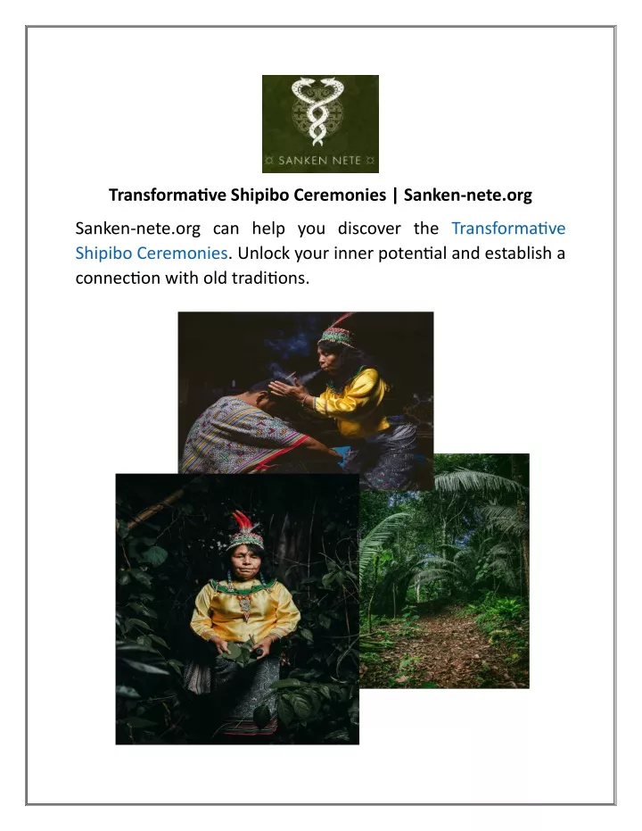 transformative shipibo ceremonies sanken nete org