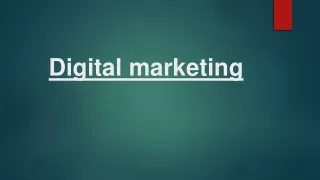 Digital marketing presentation