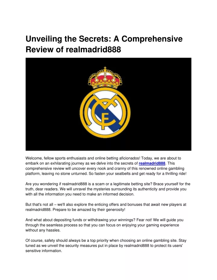 unveiling the secrets a comprehensive review