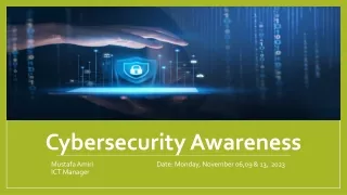Cybersecurity Awareness Training for Employees