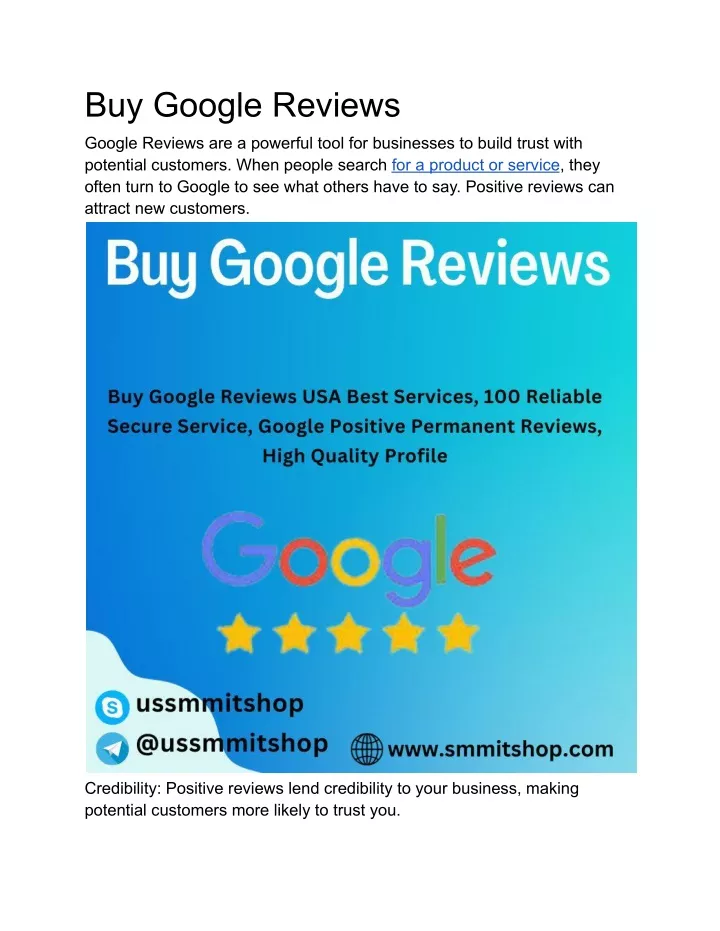 buy google reviews