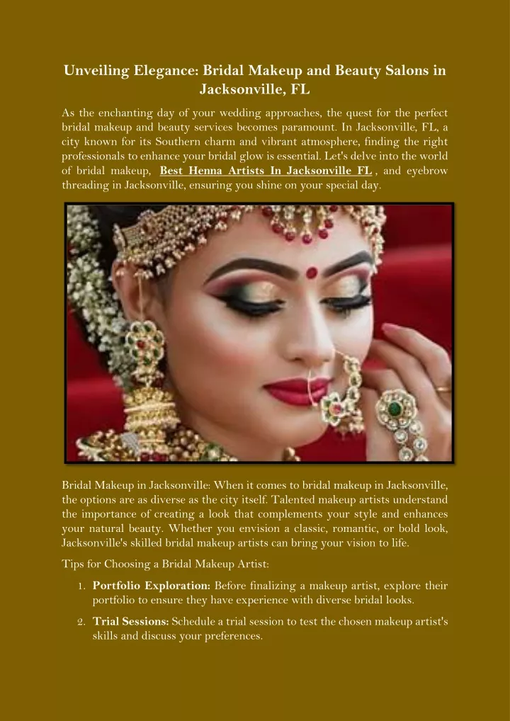 unveiling elegance bridal makeup and beauty