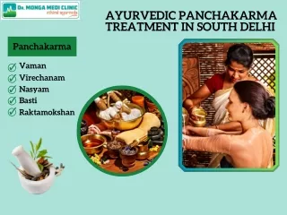 Ayurvedic Panchakarma Treatment in South Delhi | 8010931122