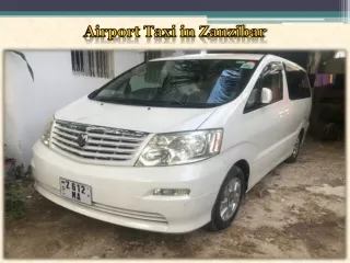 Airport Taxi in Zanzibar