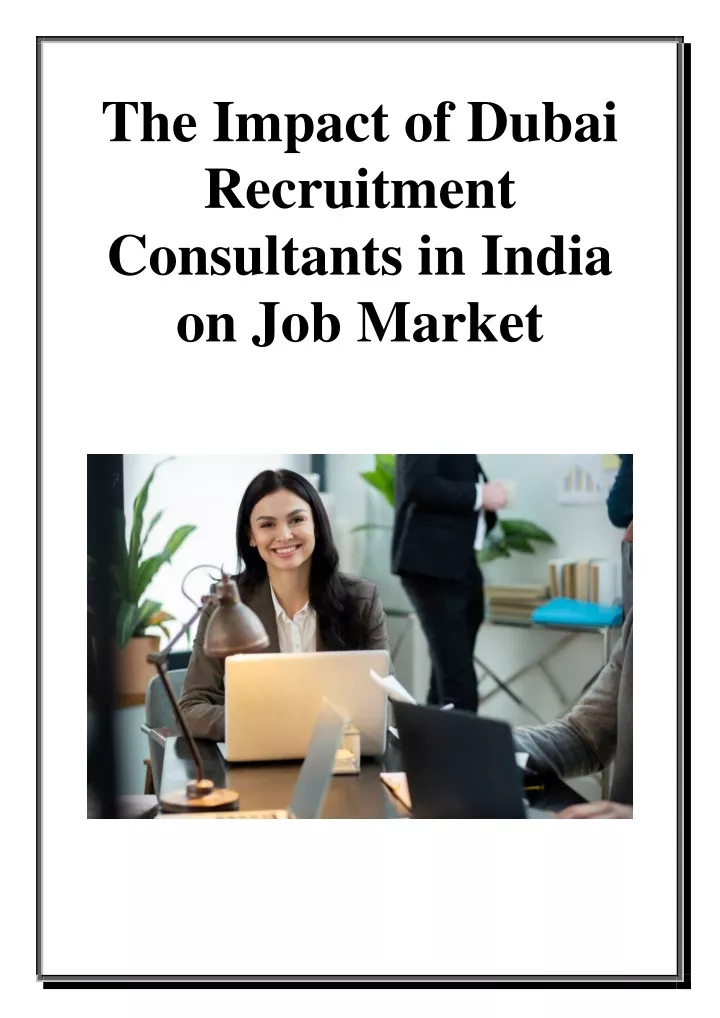 the impact of dubai recruitment consultants