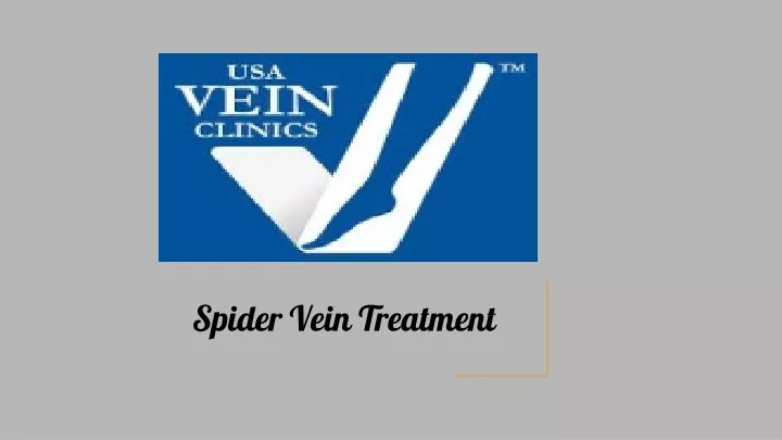 spider vein treatment