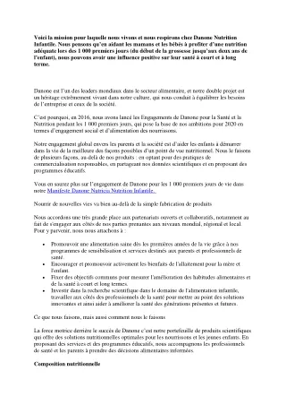voici la mission pour laquelle nous vivons