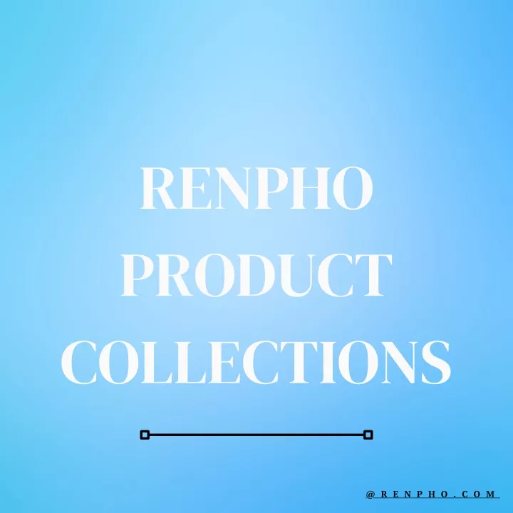 renpho product collections