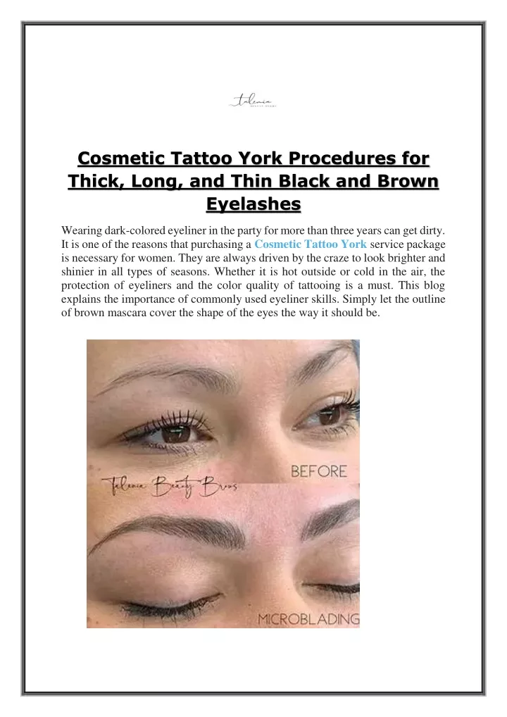 cosmetic tattoo york procedures for thick long