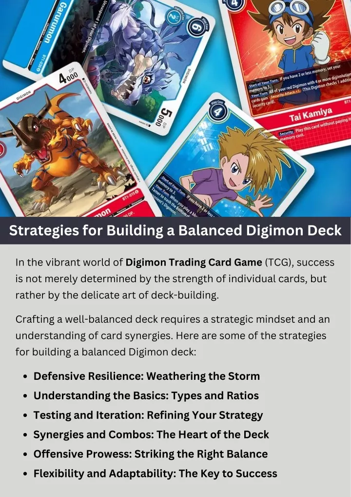 strategies for building a balanced digimon deck