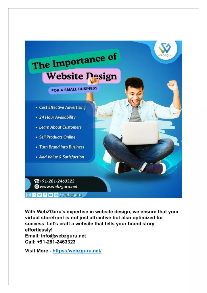 with webzguru s expertise in website design