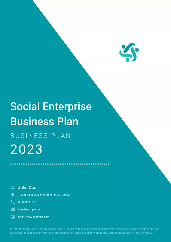 social enterprise business plan
