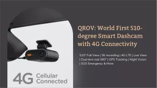 QROV World First 510-degree Cordless Dash Cam