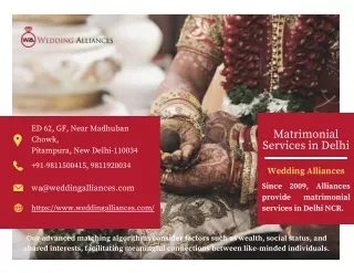 Find Your Perfect Match With Matrimonial Services in Delhi