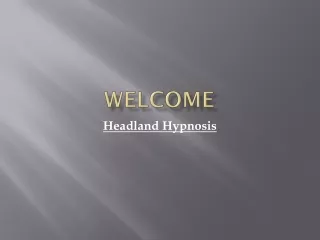 welcome