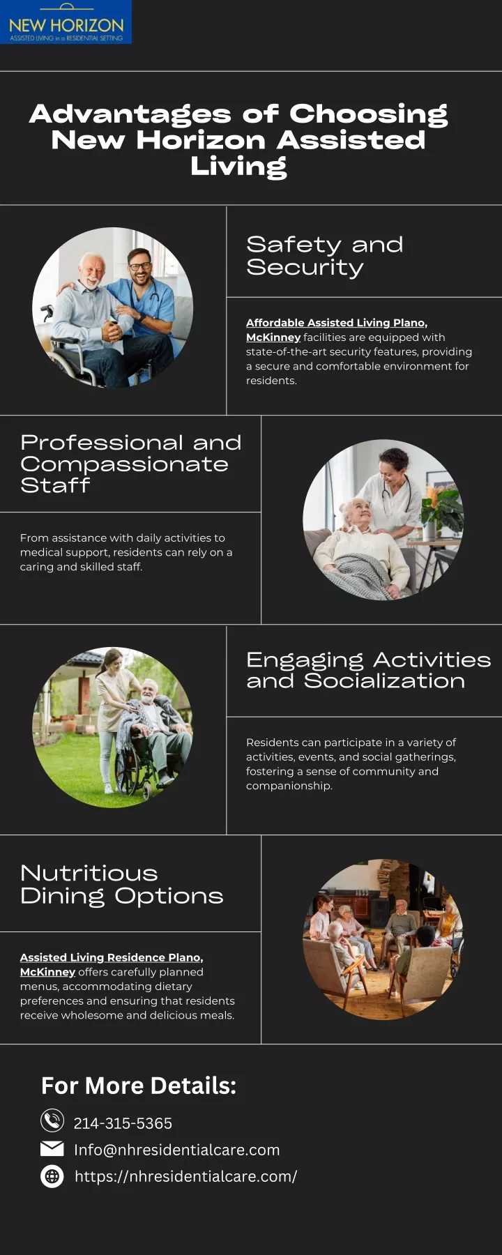 advantages of choosing new horizon assisted living