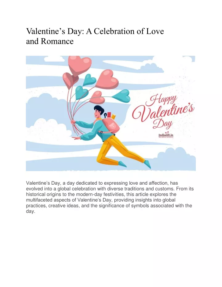 valentine s day a celebration of love and romance
