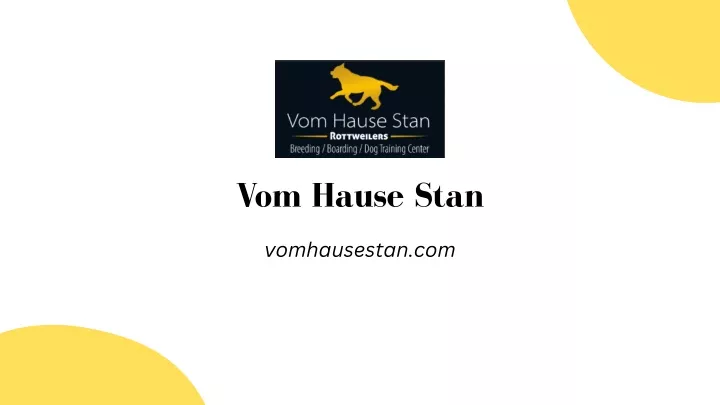 vom hause stan