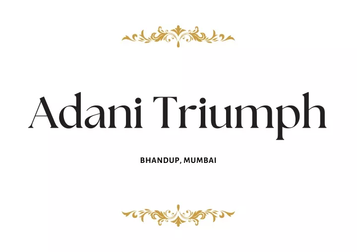 adani triumph