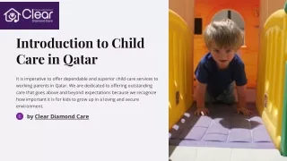 Best Child Care in Qatar - Clear Diamond Care