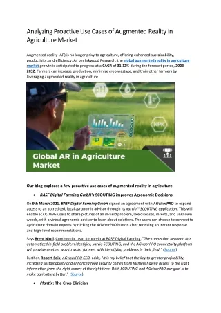 analyzing proactive use cases of augmented