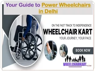 Your Guide to Power Wheelchairs in Delhi