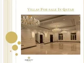 Villas For Sale In Qatar