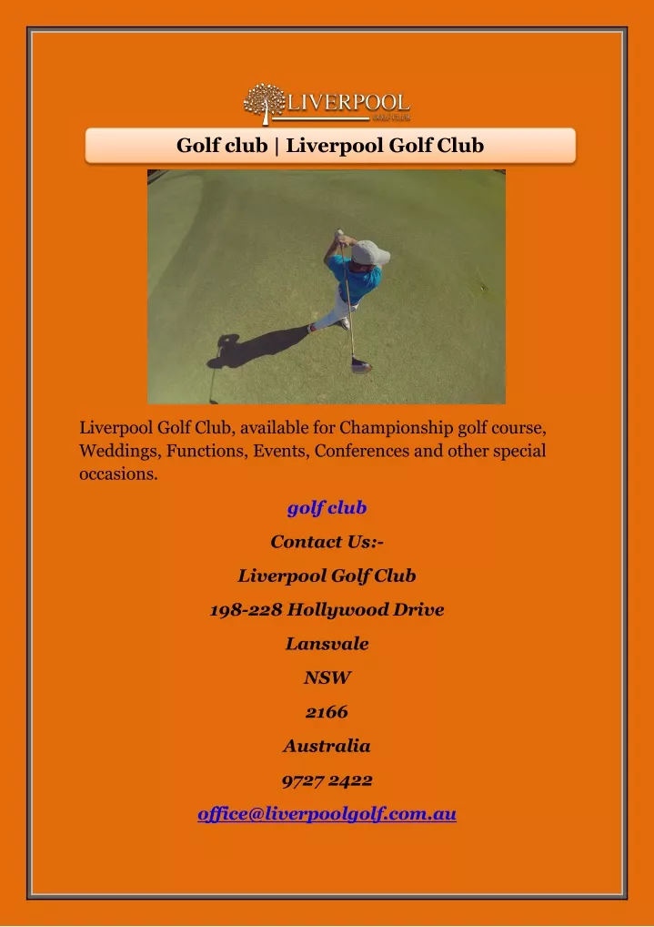 golf club liverpool golf club