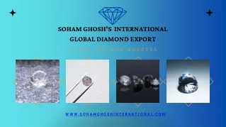 Luxury Beyond Borders Soham Ghosh's Global Diamond Export