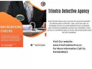 Trinetra Detective Agency