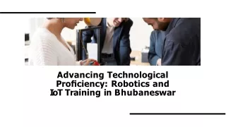Top Robotics & IoT Training in Bhubaneswar
