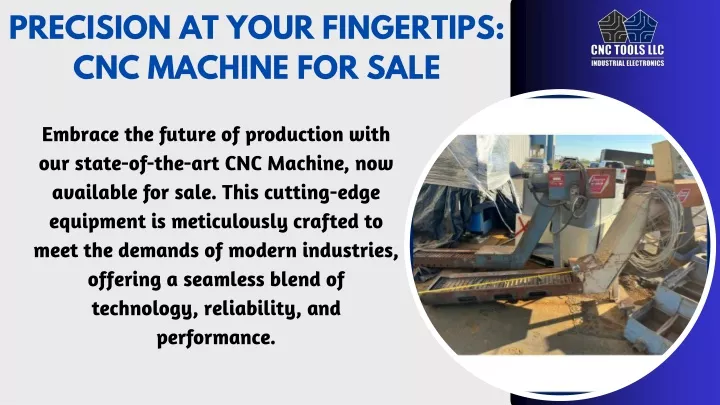 precision at your fingertips cnc machine for sale