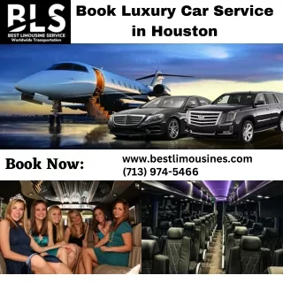 Book Luxury Car Service in Houston