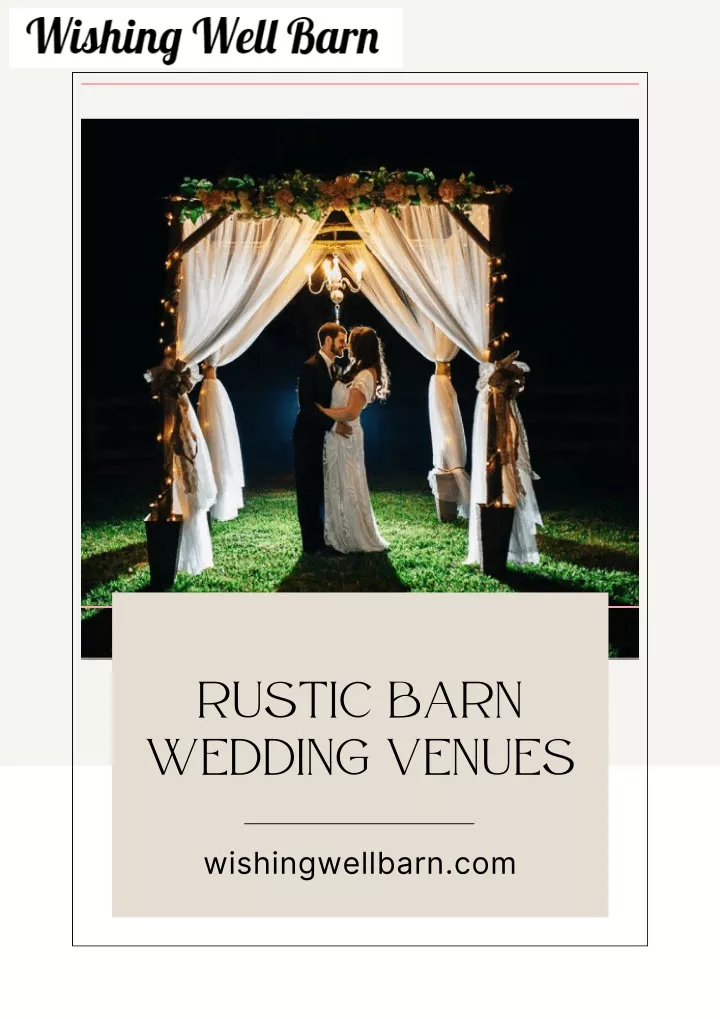 rustic barn wedding venues
