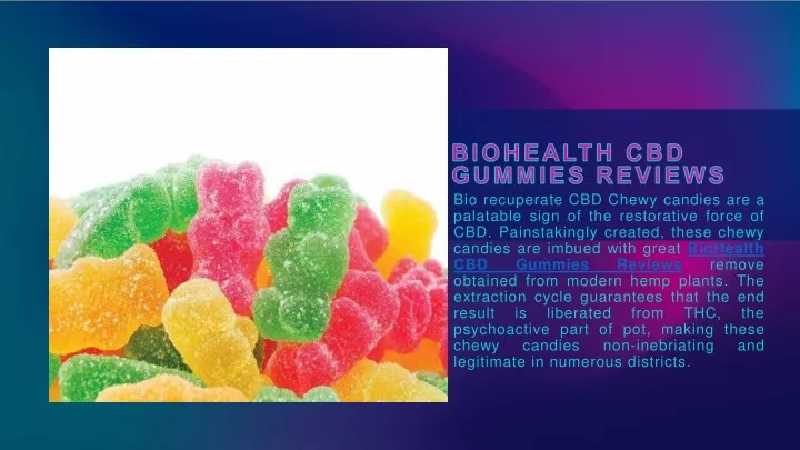 bio recuperate cbd chewy candies are a palatable
