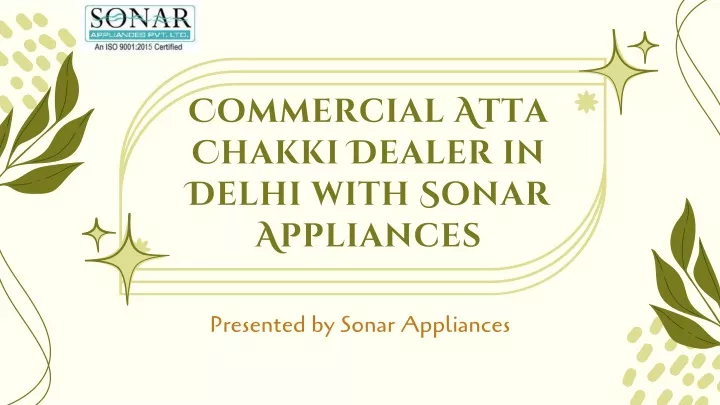 commercial atta chakki dealer in delhi with sonar