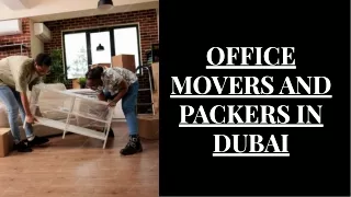 Office Movers and Packers In Dubai