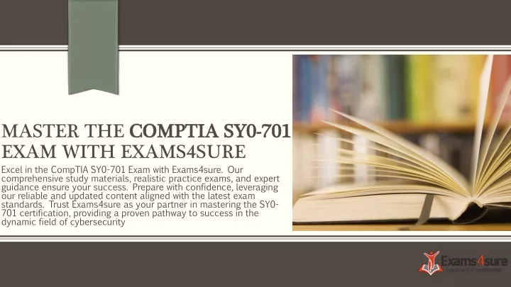 master the comptia exam with exams4sure excel