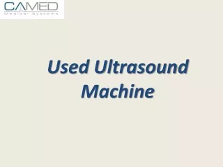 Used Ultrasound Machine