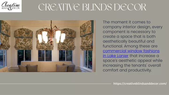 creative blinds decor